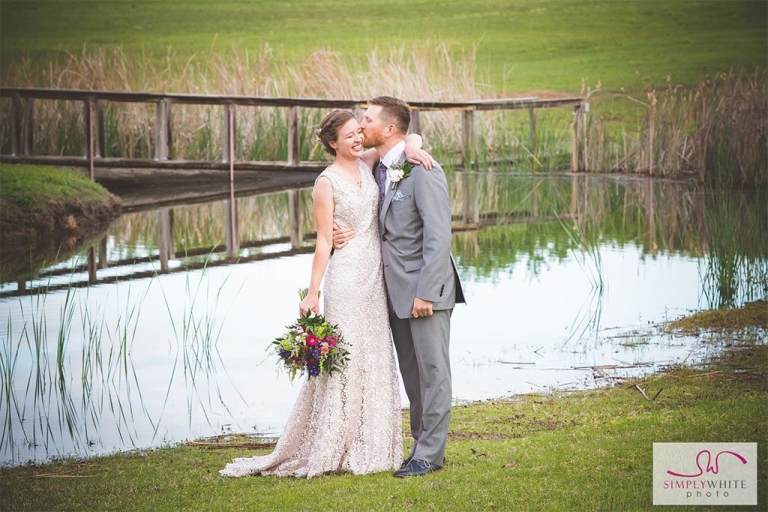Sarah and Philip Tulsa wedding photo at Post Oak Lodge